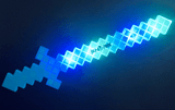 SHARK LED Glowing Pixel Sword