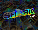 SHARK Holographic Sticker