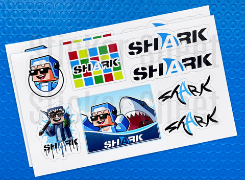 Shark Sticker Sheet Set
